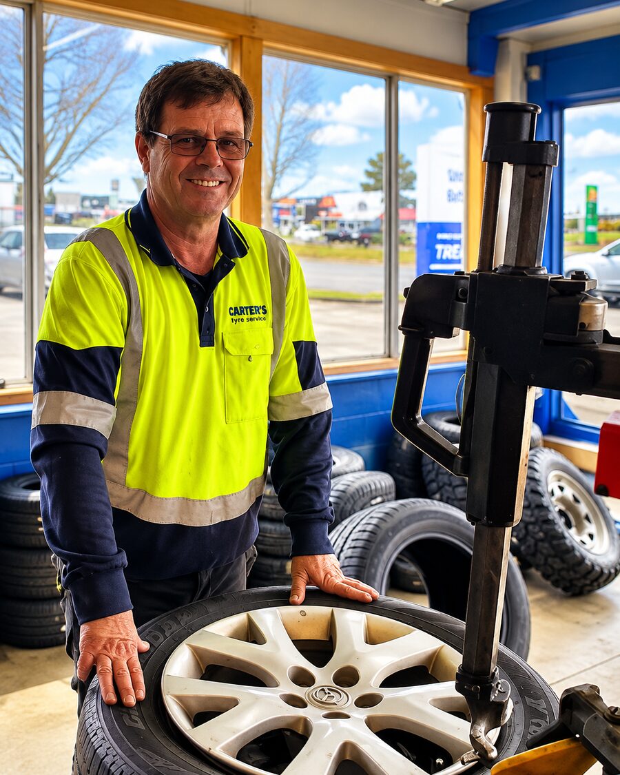 The Carter's Tyre Service team